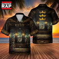 Rock Band Rush A Farewell To Kings Hawaiian Shirt , Music Hawaiian Shirt