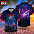 Rock Band Rush R40 Live Summer Aloha Hawaiian Shirt, Music Hawaiian Shirt