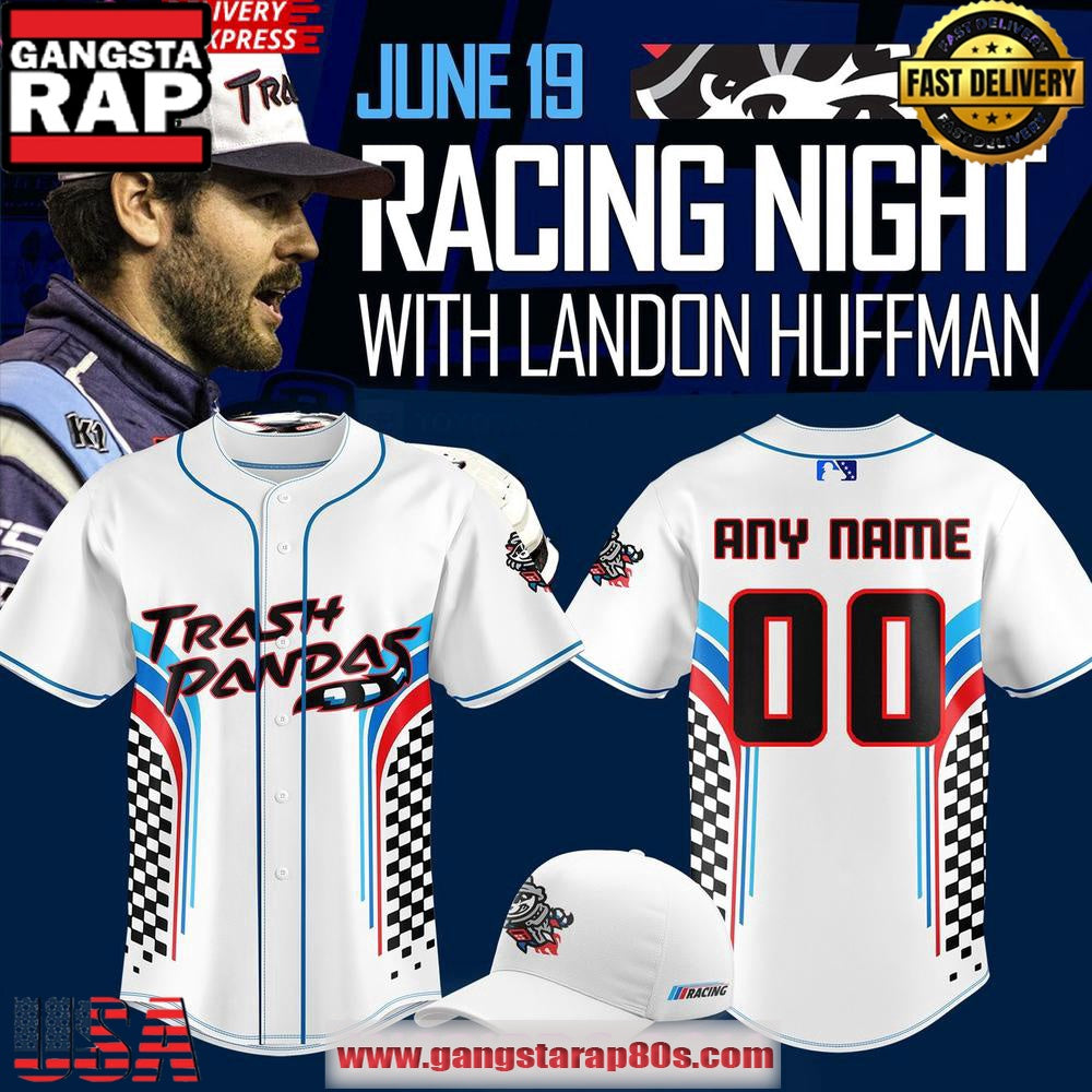 Rocket City Trash Pandas 2025 Racing Night Edition Baseball Jersey Shirts