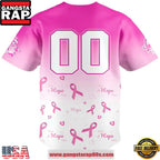 Rocket City Trash Pandas Cancer Night Limited Edition Pink Custom Baseball Jersey Shirt