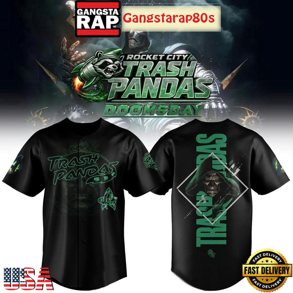 Rocket City Trash Pandas Doomsday 2026 Baseball Jersey
