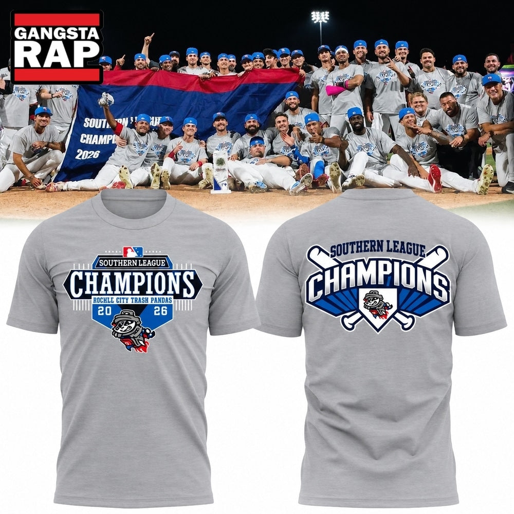Rocket City Trash Pandas Southern League Champions 2026 Hoodie T-Shirt