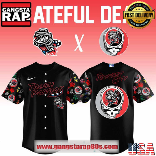 Rocket City Trash Pandas x Grateful Deal 2025 Special Edition Baseball Jersey