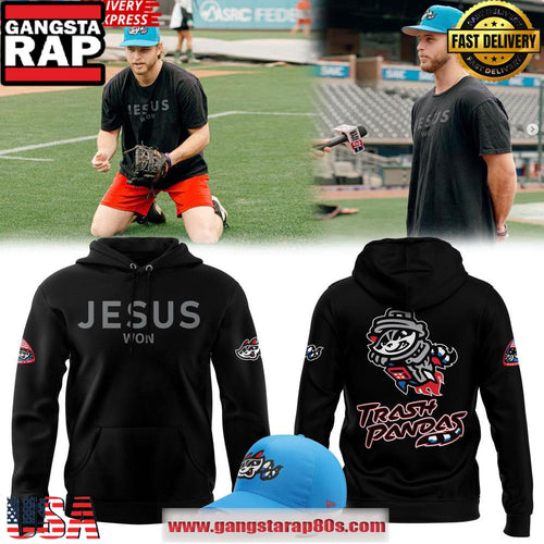 Rocket City Trash Pandas x Jesus Won Special Edition All Over Print Hoodie