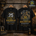 Rockstar Energy 25th Anniversary Vintage Black T-Shirt