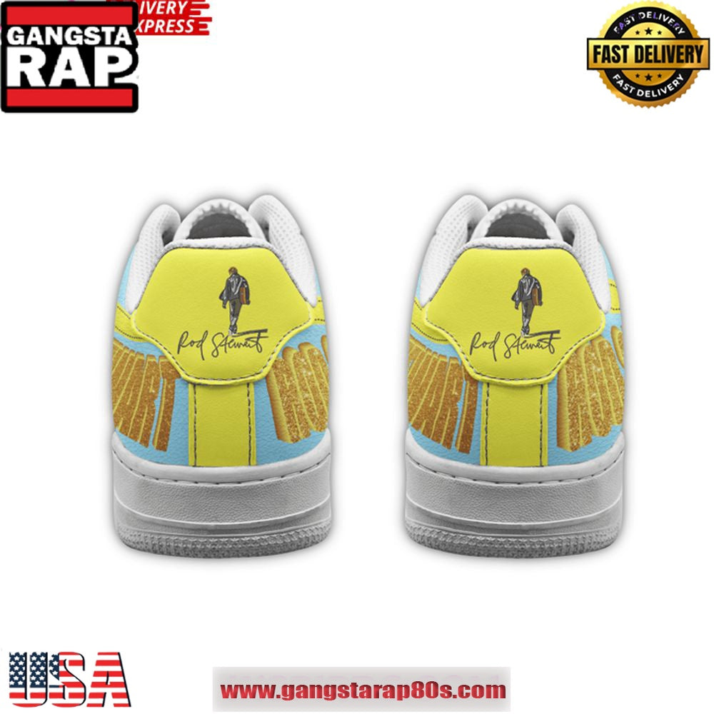 Rod Stewart Limited Edition Air Force 1 Running Sneakers Shoes