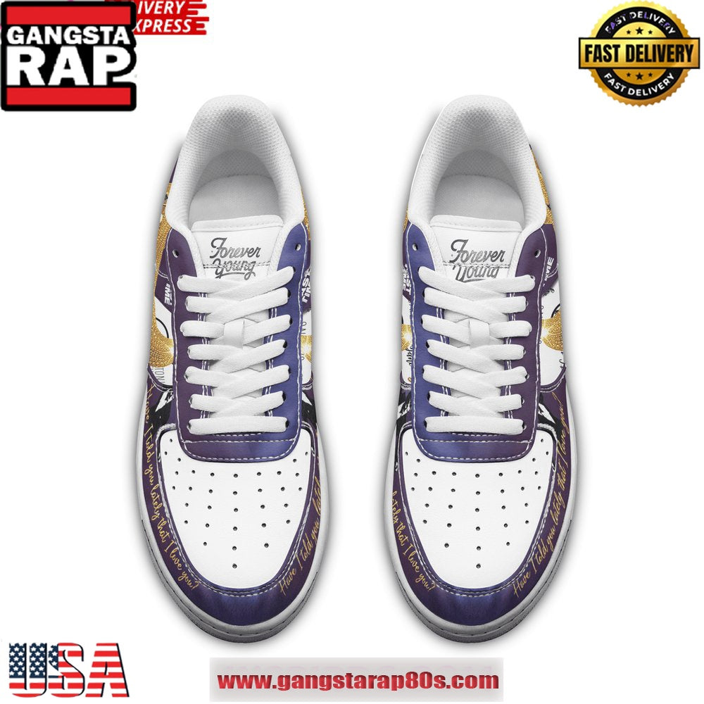 Rod Stewart One Last Time Limited Edition Air Force 1 Running Sneakers Shoes