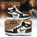 Rod Wave Don’t Look Down Tour 2026 Limited Edition Signature Black Custom Air Jordan 1 Sneakers Shoes