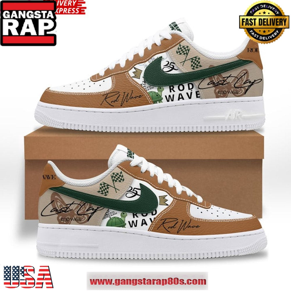 Rod Wave Limited Edition Air Force 1 Running Sneakers Shoes
