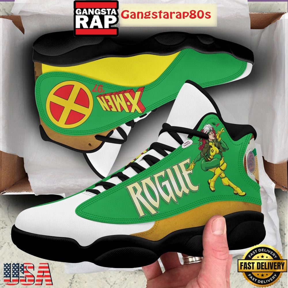 Rogue X-Men ’97 Fan Air Jordan 13 Shoes Running Sneakers