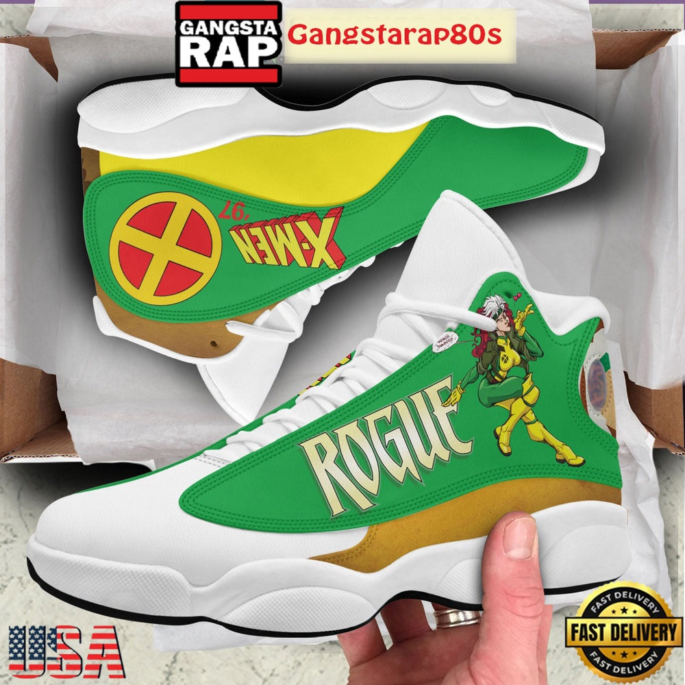 Rogue X-Men ’97 Fan Air Jordan 13 Shoes Running Sneakers