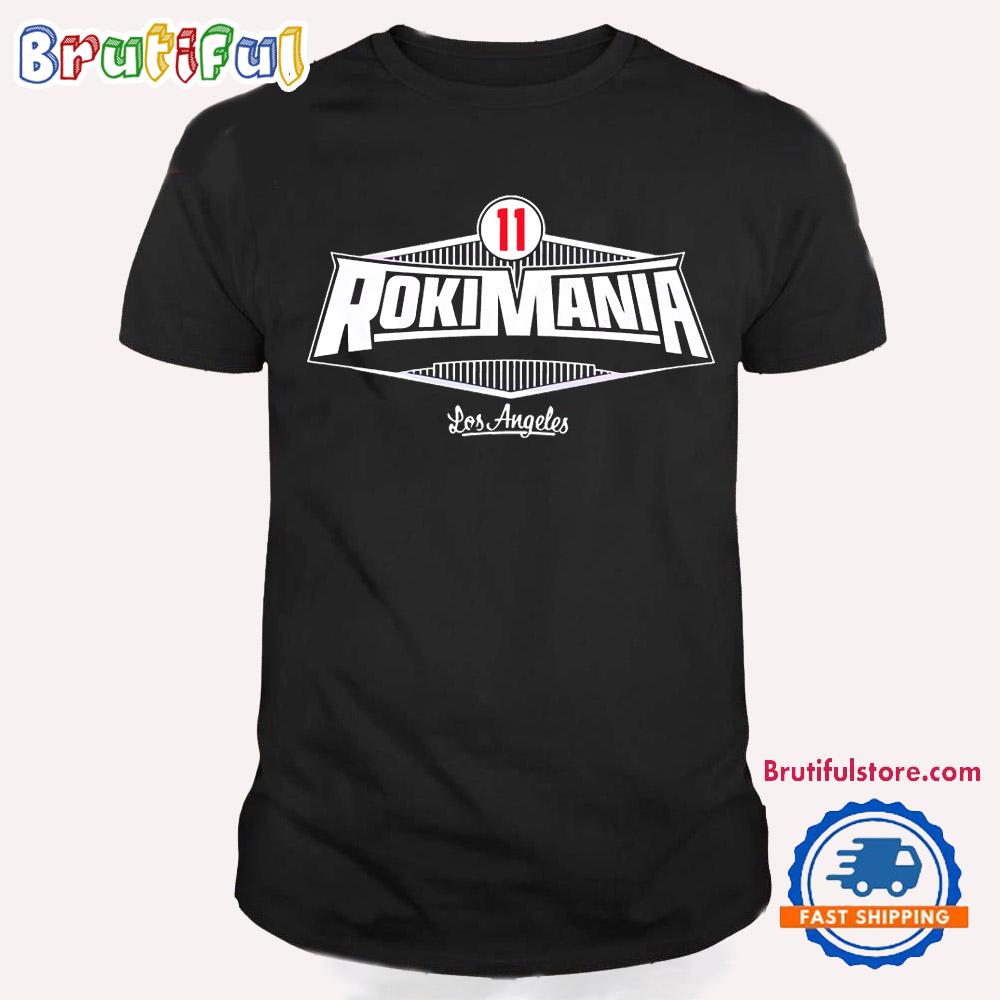 Rokimania Roki Sasaki 11 Los Angeles Dodgers Baseball T Shirt