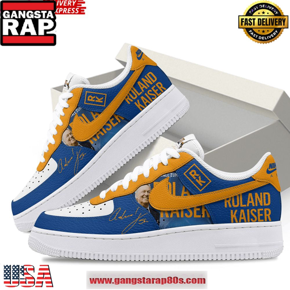 Roland Kaiser Limited Edition Air Force 1 Running Sneakers Shoes