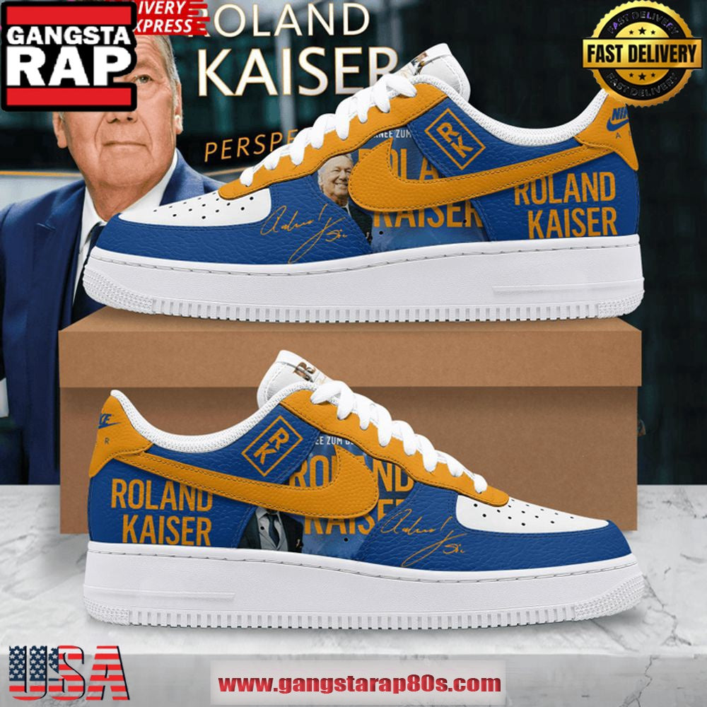 Roland Kaiser Limited Edition Air Force 1 Running Sneakers Shoes
