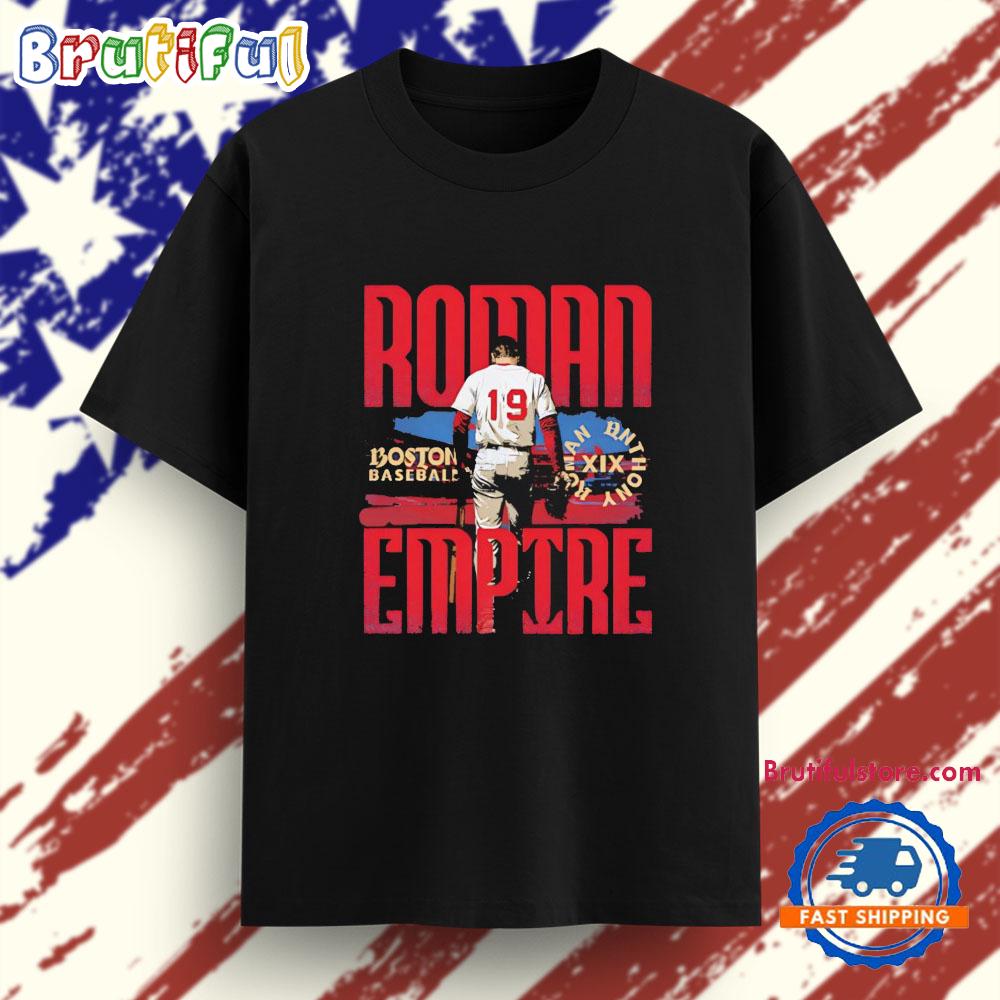 Roman Anthony Boston Red Sox Roman Empire Stadium T Shirt