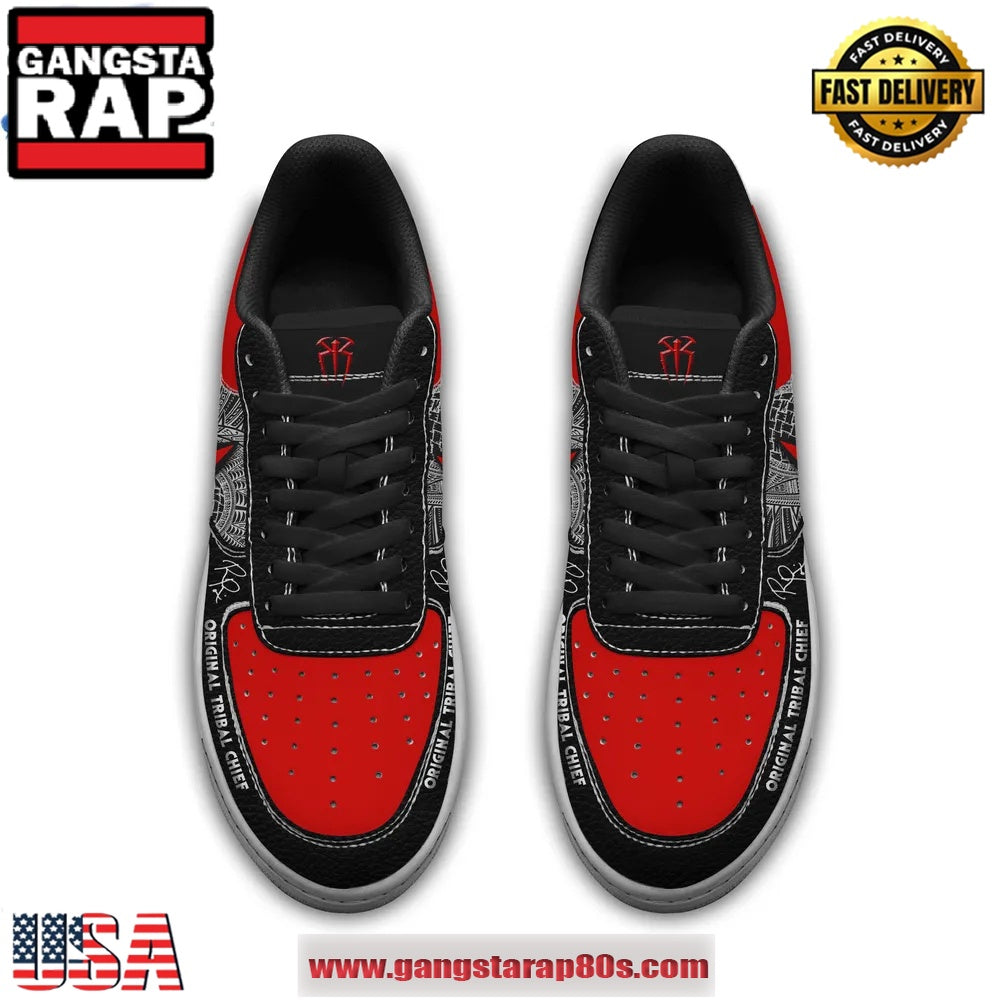 Roman Reigns WrestleMania 41 OTC Air Force 1 Running Sneakers Shoes