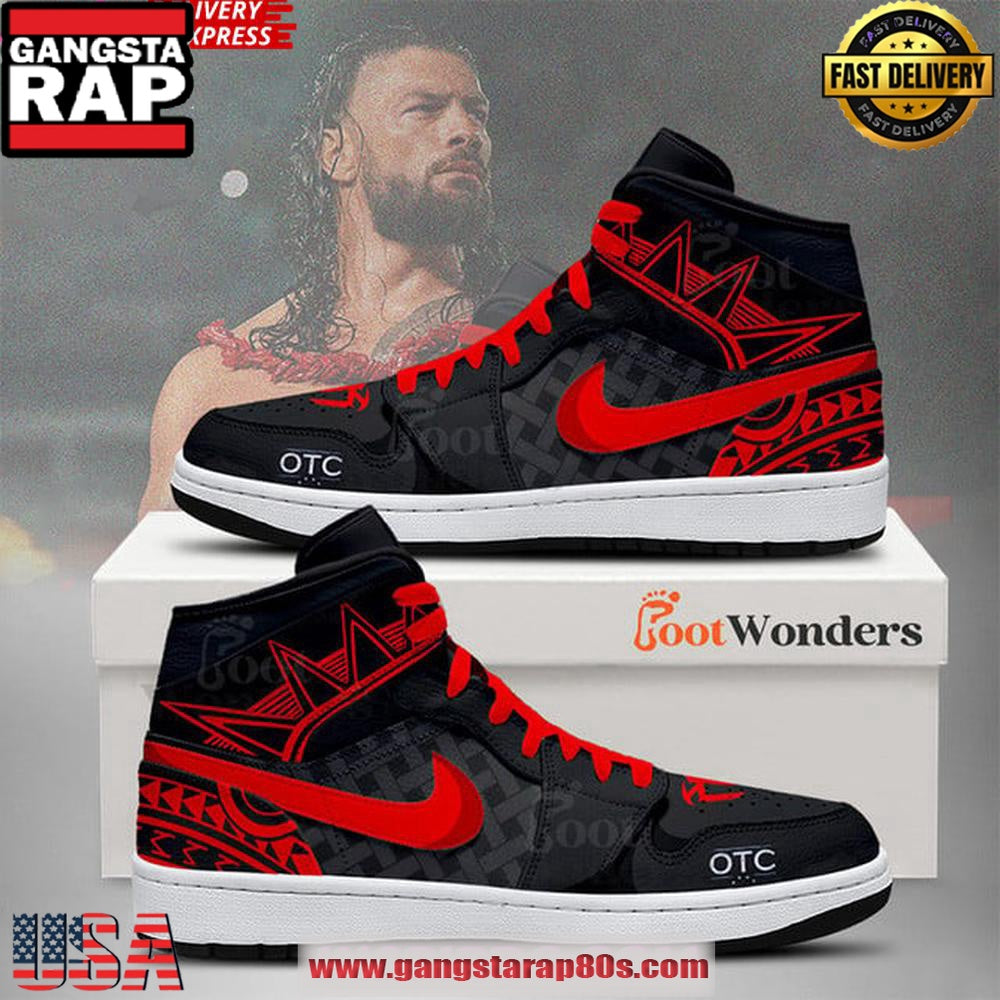 Roman Reigns WWE WrestleMania 41 Limited Edition Air Jordan 1 Sneakers Shoes