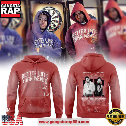 Romeo Santos and Prince Royce Better Late Than Never 2026 Tour All Over Print Hoodie