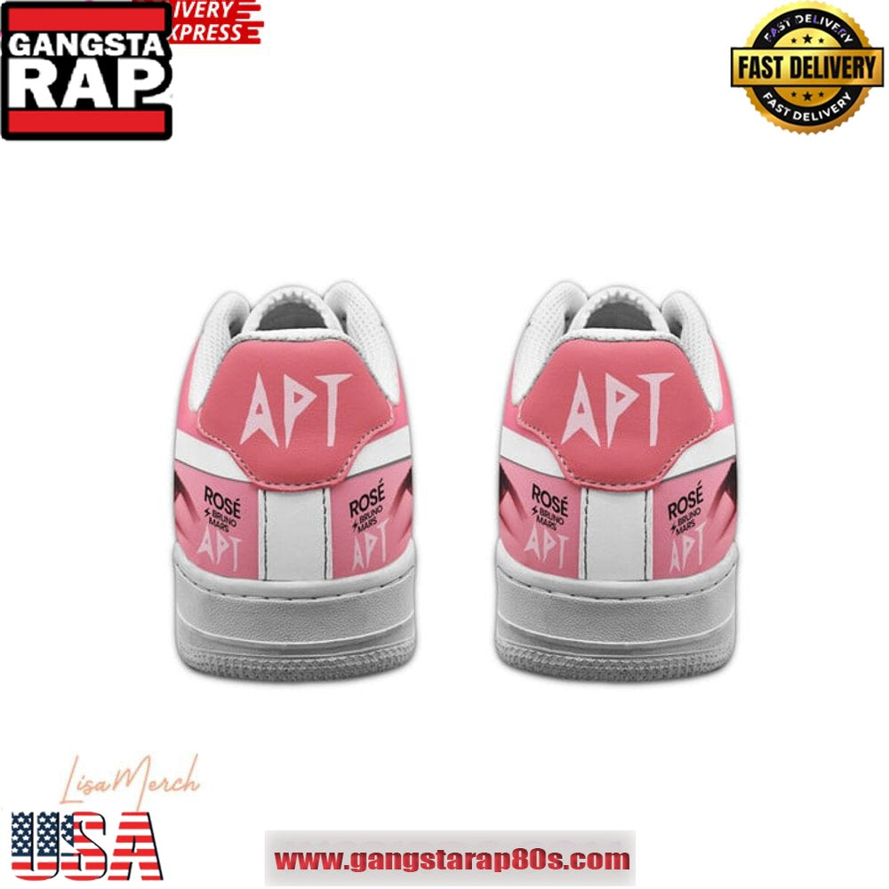Ros? & Bruno Mars APT Limited Edition Air Force 1 Sneakers Shoes