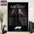 Rosie Messy World Tour 2025 Poster Canvas Art