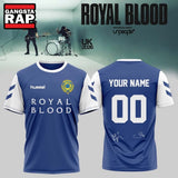 Royal Blood UK Tour 2026 Limited Edition Signature Custom 3D Shirt Hoodie T-Shirt