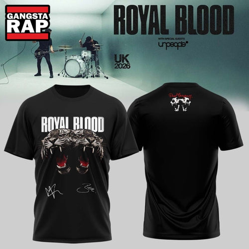 Royal Blood UK Tour 2026 Signed Special New Hoodie T-Shirt