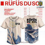 Rufus Du Sol 2026 Tour Cream Baseball Jersey