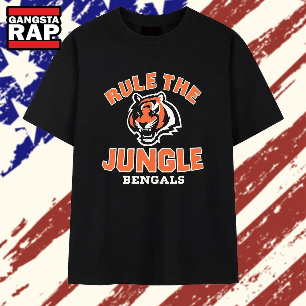 Rule the Jungle Cincinnati Bengals NFL Football T Shirt , Vintage Trending Shirt