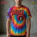 Rush 1968 Starman Premium Wash Distressed T-Shirt