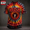 Rush 1968 Tie Dye T Shirt Classic Rock Band Music Legend Shirt , Music Trend Shirt