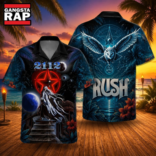 Rush 2112 Starman Hawaiian Shirt , Music Hawaiian Shirt