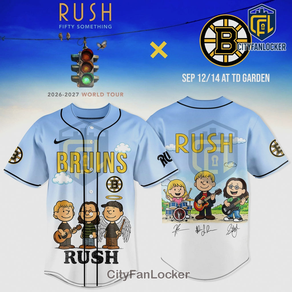 RUSH Bruins Fifty Something 2026-2027 World Tour Baseball Jersey