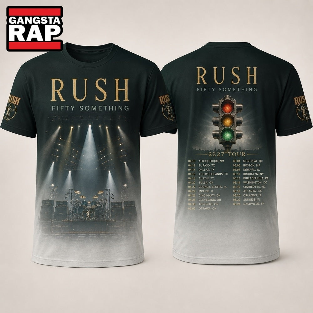 Rush Fifty Something 2027 Tour 3D Graphic 3D Shirt , Music Trend Shirt