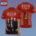 RUSH Fifty Something Tour 2026 3D Shirt , Music Trending 3D Shirt