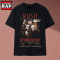 Rush Fifty Something Tour 2026 58th Anniversary 1968 2026 Signatures T Shirt, Music 2D Shirt