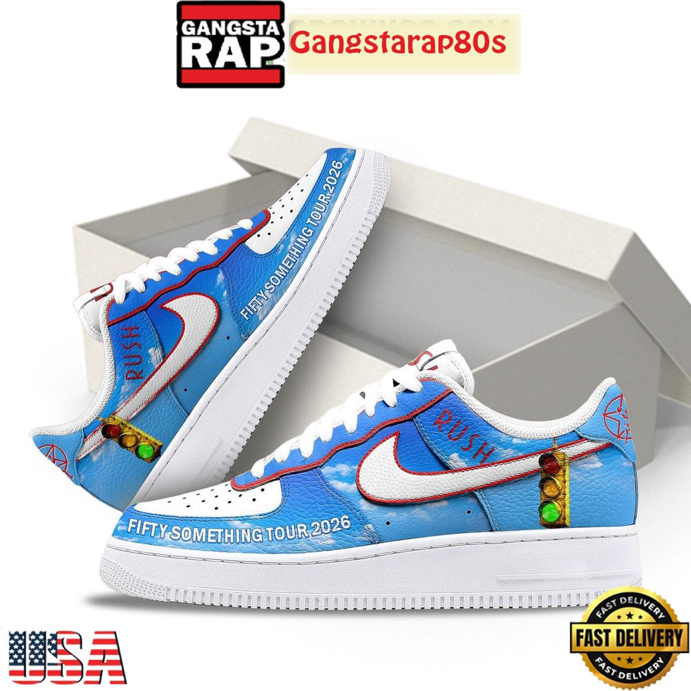 Rush Fifty Something Tour 2026 Special Edition Air Force 1 Sneakers Shoes