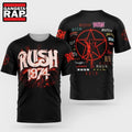 Rush Merch Starman 50th Anniversary 1974 T Shirt , Music Trend Shirt