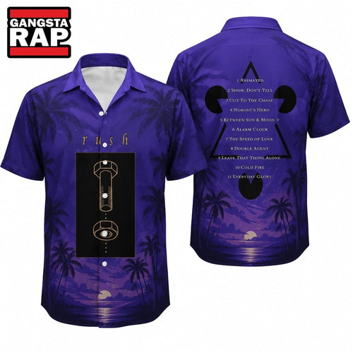 Rush Rock Band Counterparts Album Hawaiian Shirt, Music Hawaiian Shirt