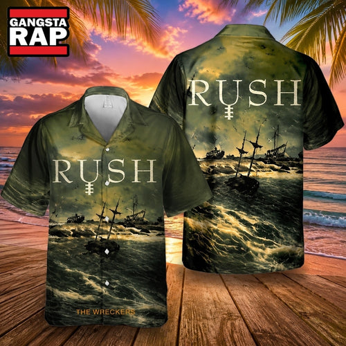 Rush The Wreckers Album Hawaiian Shirt, Music Hawaiian Shirt