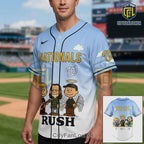 Rush Washington Nationals Fifty Something World Tour Baseball Jersey