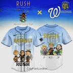 Rush Washington Nationals Fifty Something World Tour Baseball Jersey