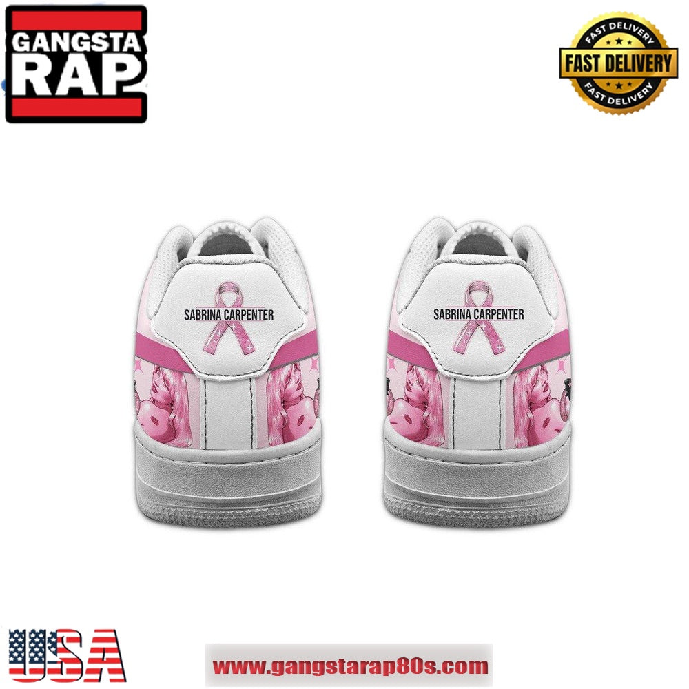 Sabrina Carpenter Pinkout Limited Edition Air Force 1 Running Sneakers Shoes