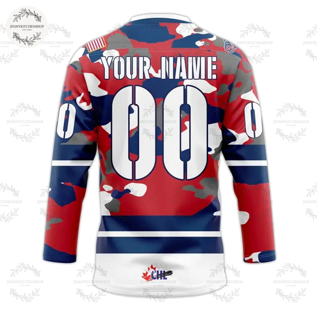 Saginaw Spirit Military Appreciation Jersey