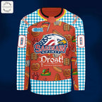 Saginaw Spirit 2025 Oktoberfest Warmup Hockey Jerseys