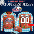 Saginaw Spirit 2025 Oktoberfest Warmup Hockey Jerseys