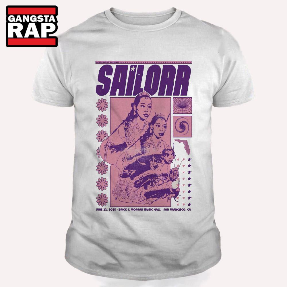 Sailorr 6-22-2025 Brick And Mortar Music Hall in San Francisco CA T Shirt