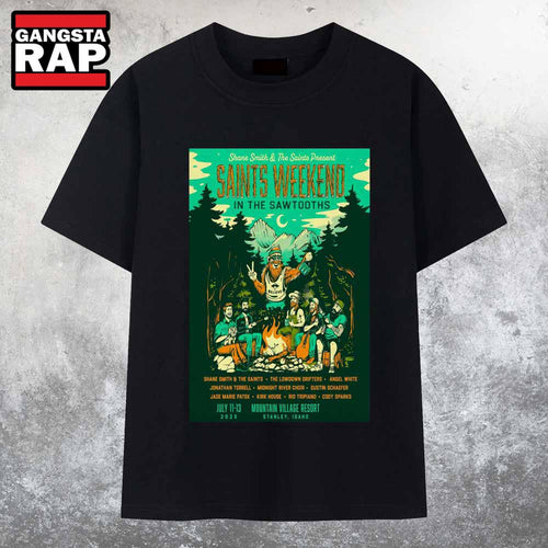 Saints Weekend In The Sawtooths Stanley ID Shows Jul 11-13 2025 T Shirt