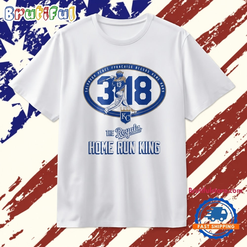 Salvador Perez franchise record Home Runs King KC Royals T Shirt