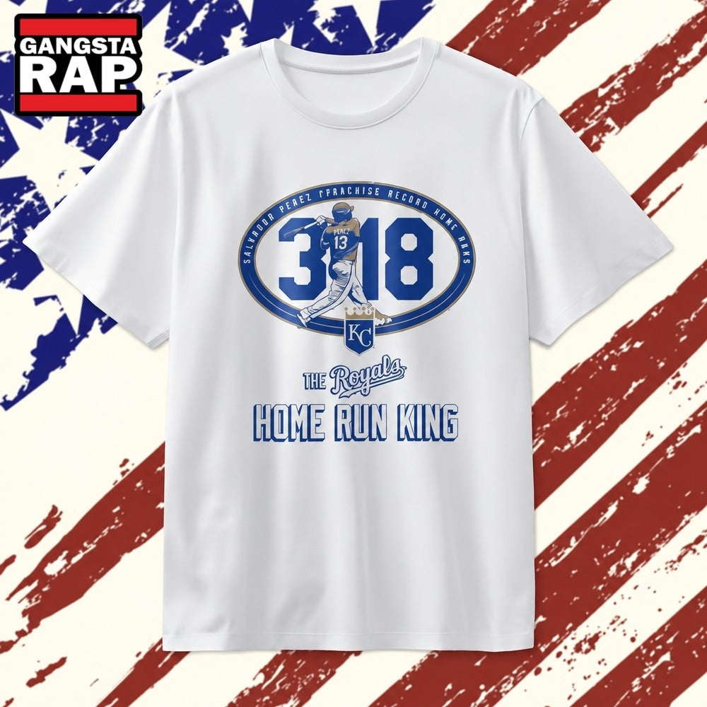 Salvador Perez franchise record Home Runs King KC Royals T Shirt