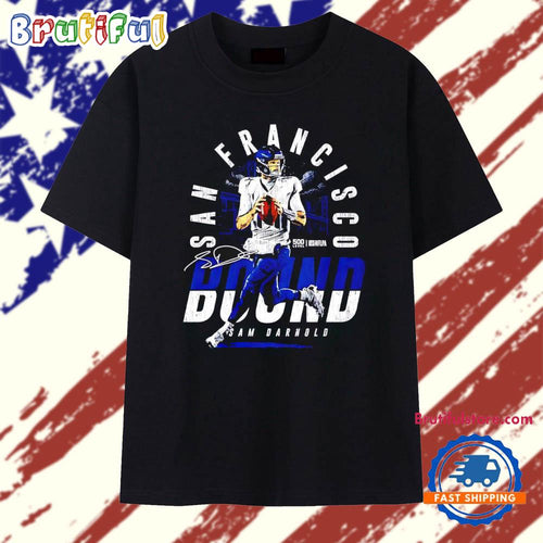 Sam Darnold Seattle San Francisco Bound Signature poster T Shirt